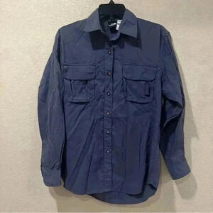 The North Face Long Sleeve Shirt Button Down Women’s Size Small Nylon Hiking